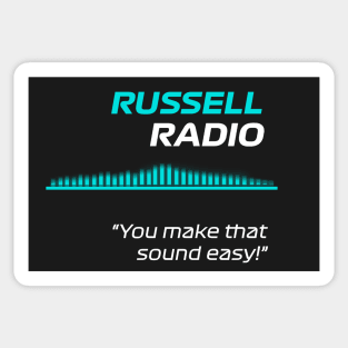 Sound easy - George Russell F1 Radio Sticker